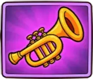 Trumpet symbol in 4 Chili Amigos